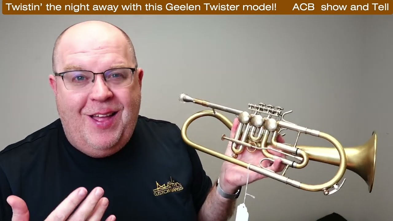 Twist the night away with this Geelen Twister Trumpet model!   ACB  Show and tell! #trumpet