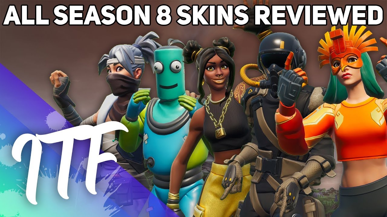 All Season 8 Skins Reviewed! (Fortnite Battle Royale)