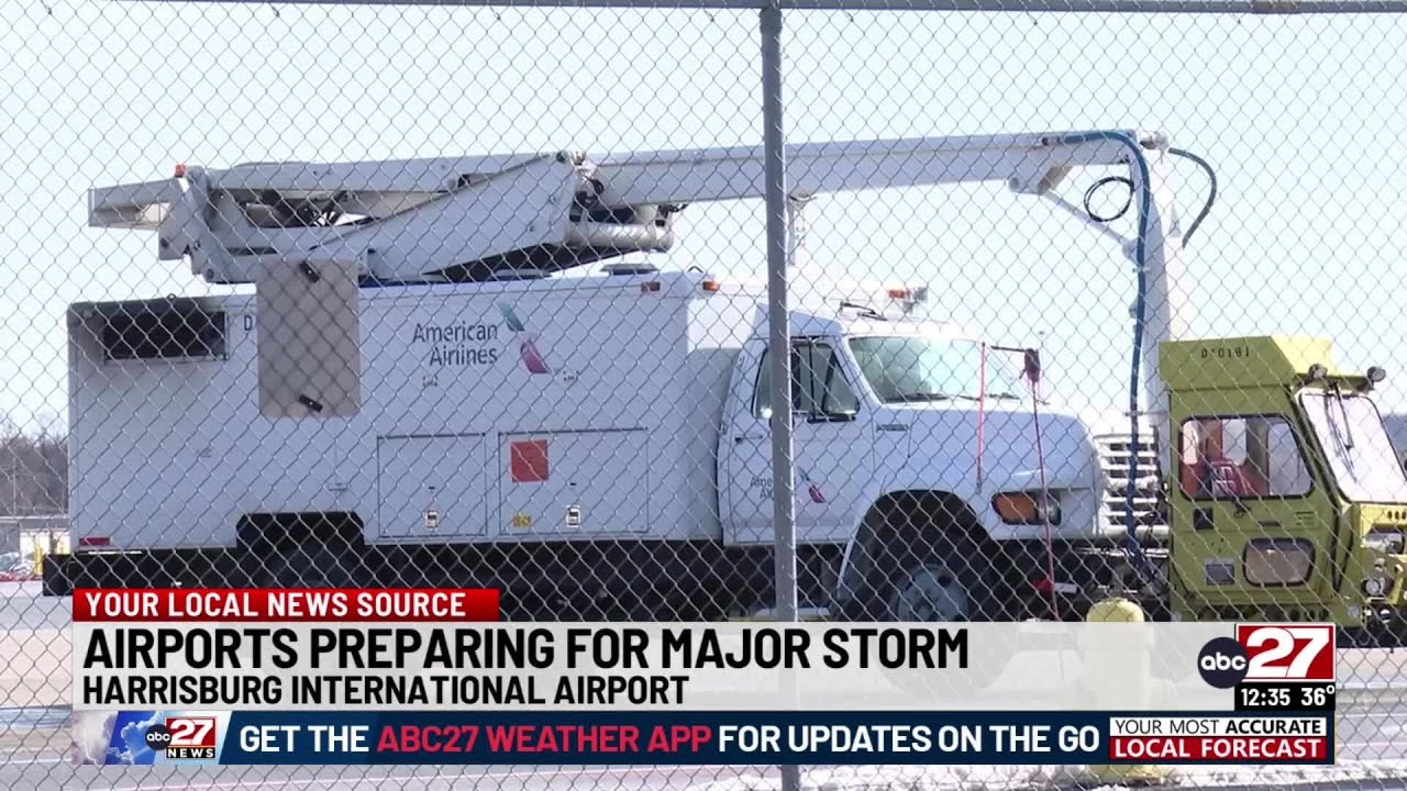 Airports prepare for the winter weather
