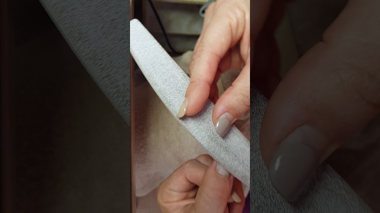 Снятие гель-лака дома только пилочкой.👌💅👣
