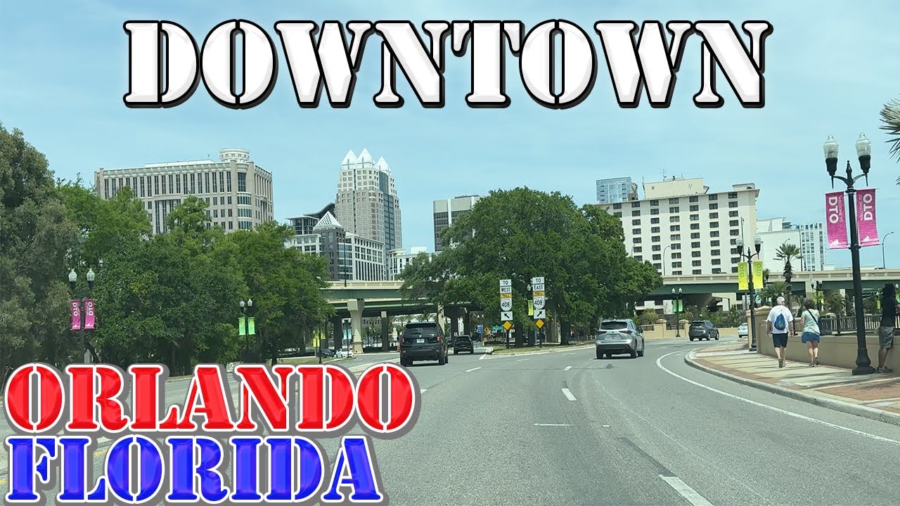 Orlando - Florida - 4K Downtown Drive - 2024