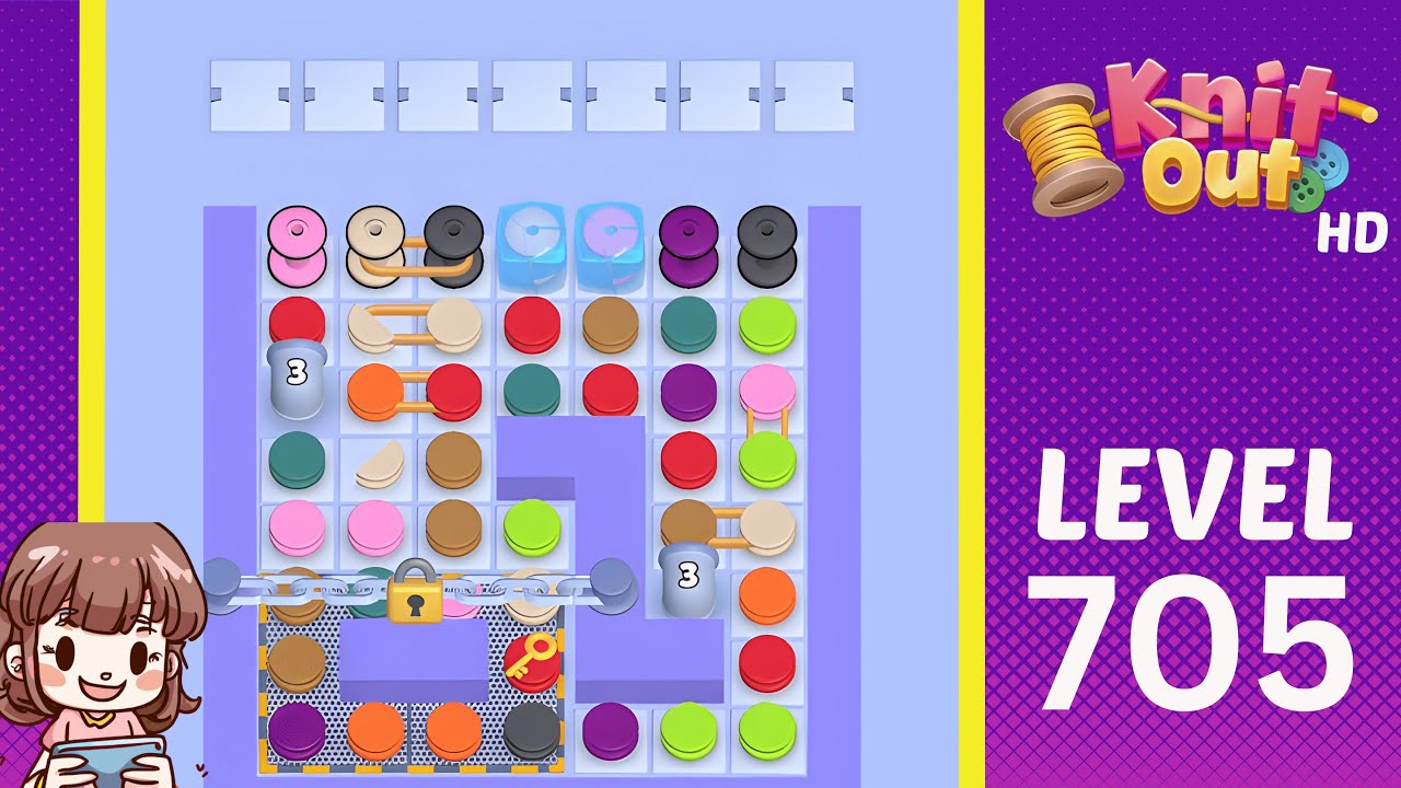 Knit Out Level 705 Solution Walkthrough
