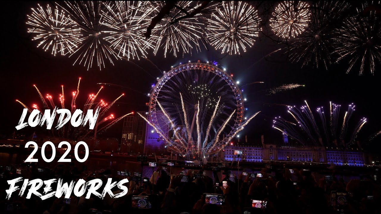 London New Year 2020 fireworks in 4K | Sony A7iii