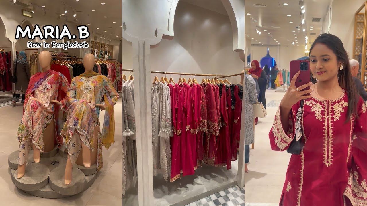 MARIA.B এখন বাংলাদেশে🥹। Overall Price And Outfit Details নিয়ে ভিডিও টা করেছি। Maria.B. Bangladesh.