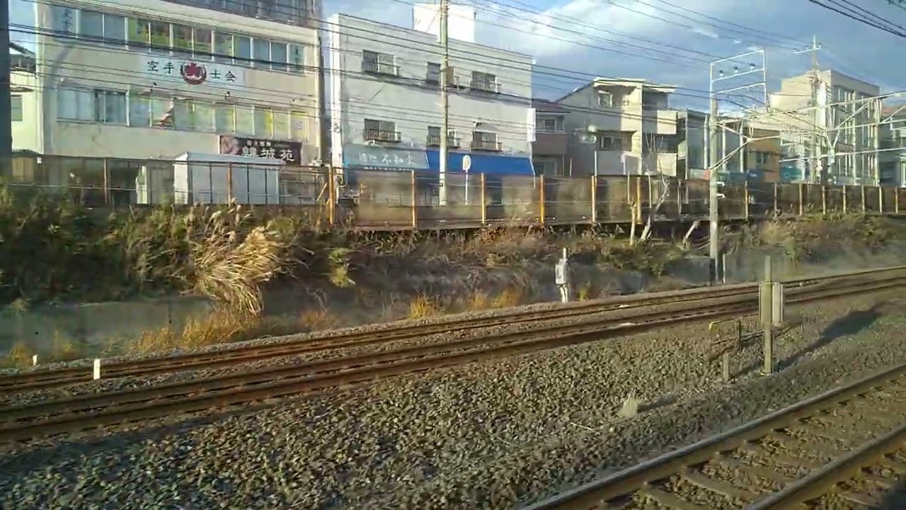 常磐線各駅停車08　北小金出発～南柏　左側車窓　2026年1月