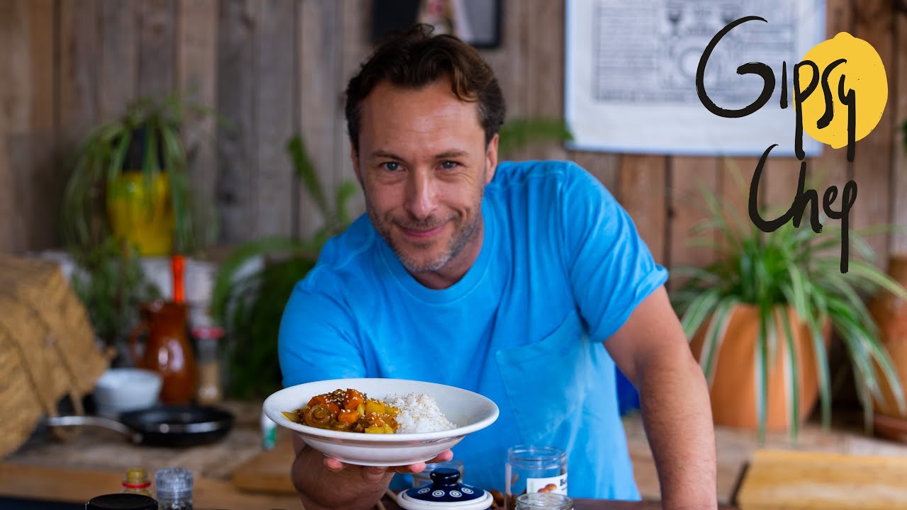 Receta de golden CURRY de SETAS | Gipsy Chef