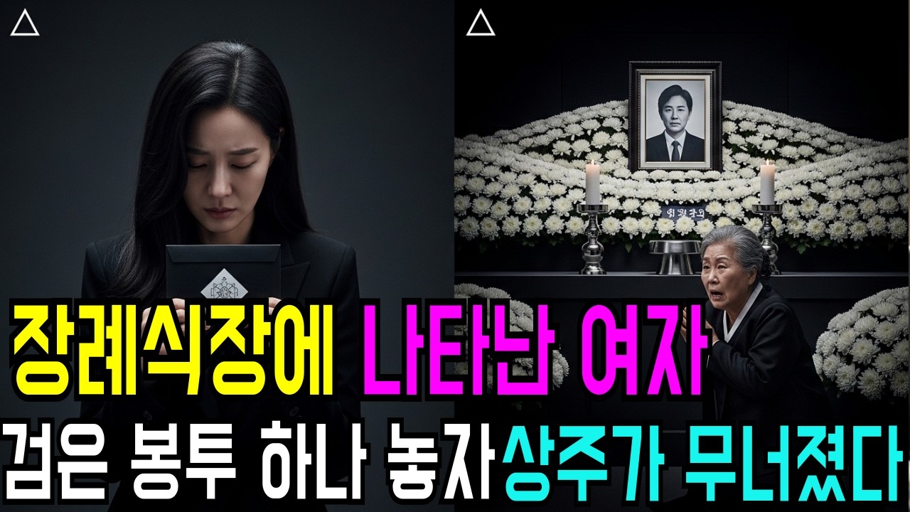 장례식장에 검은 봉투를 들고 온 여자… 18년 전 죽은 줄 알았던 남자가 돌아왔다     #인생이야기#장례식장반전