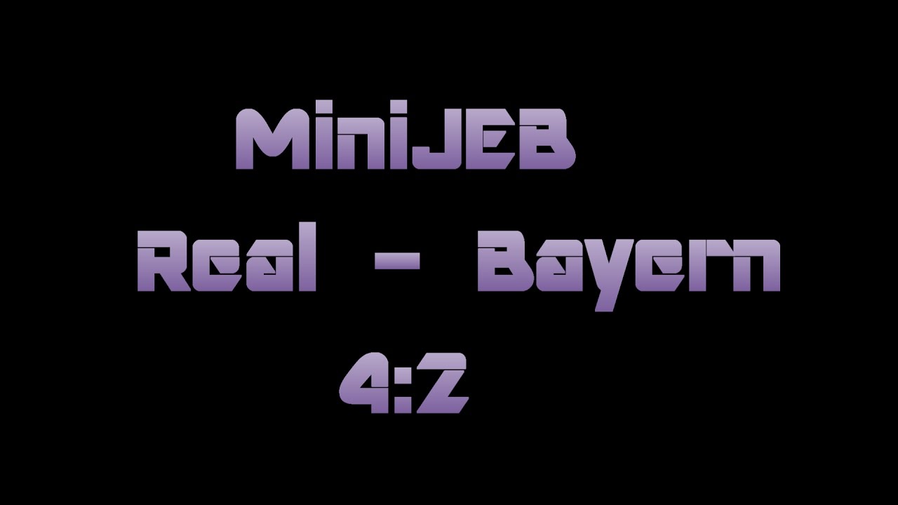 Real ograł Bayern. Też mi afera. - MiniJEB #66 (Jeb z Woleja)