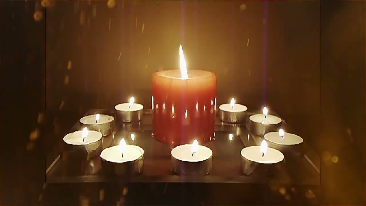 FLICKERING CANDLES LIGHT - ZEN MEDITATION