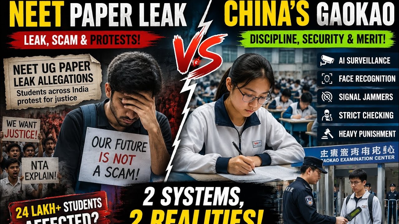 Why China NEVER Allows Exam Paper Leaks? | NEET Controversy Explained
