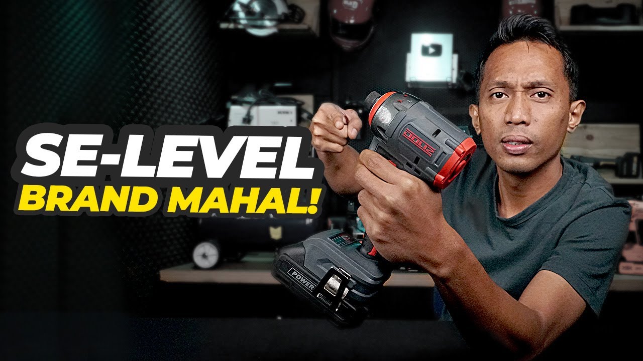 Kayu Keras & Besi Tebal Tumbang oleh Cordless Impact Driver Doliz BD560