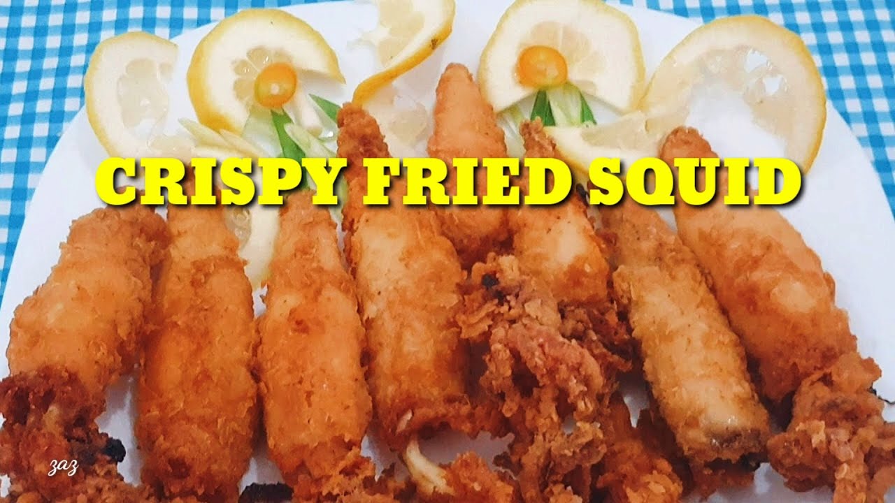 MY CRISPY FRIED SQUID SOBRANG SARAP AT SUPER LUTONG