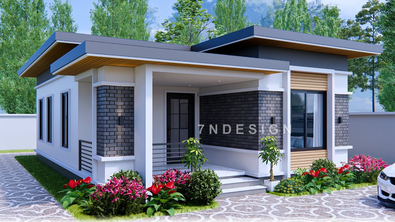 7 x 11 Meters House Design | Modern and Cozy House (3Bedrooms)