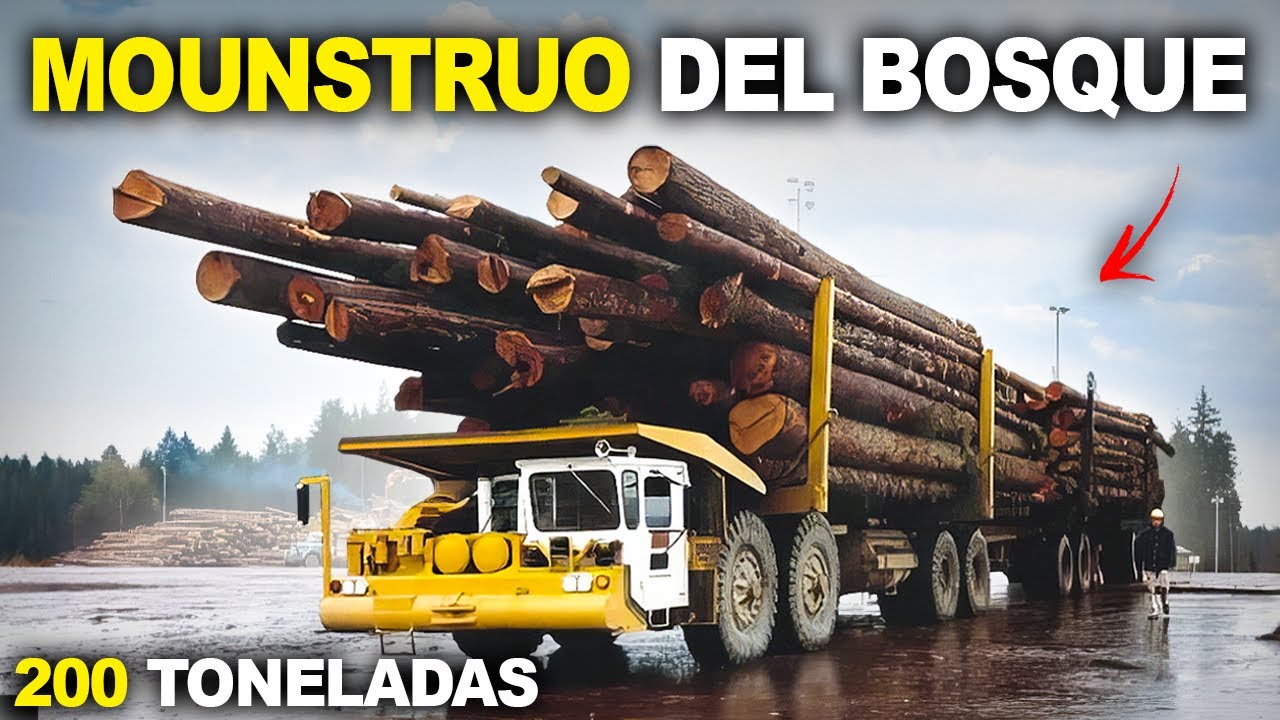 &iquest;Por Qu&eacute; Se Fabric&oacute; El GIGANTE CAMI&Oacute;N De Transporte Forestal?