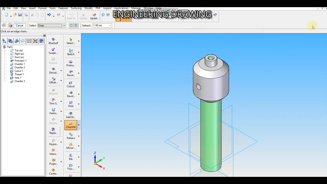 #solidedge Screw Jack | Screw-Spindle | Part-3 | Solid Edge