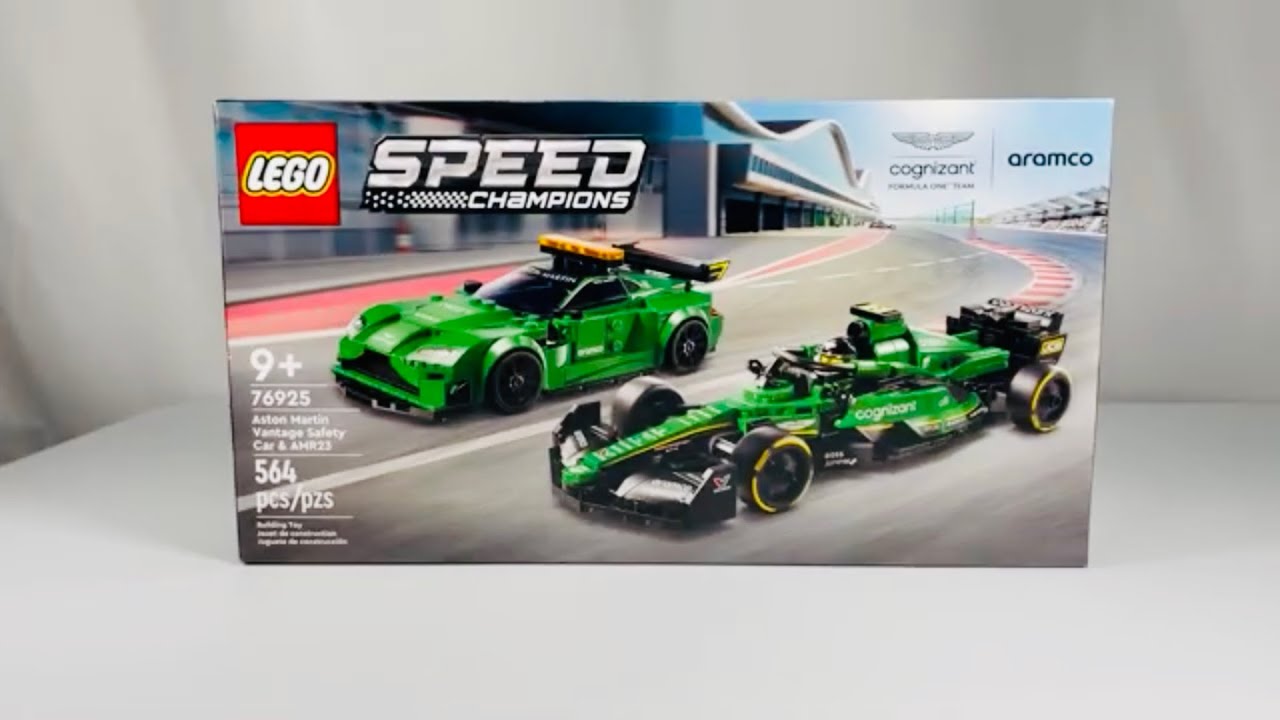 LEGO Speed Champions 76925 Aston Martin Vantage Safety Car & AMR23 Speed Build!