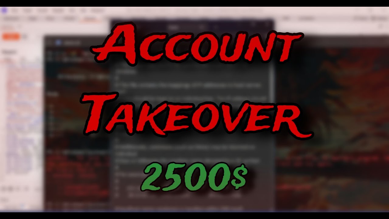 Full Account Takeover POC | $2500 Bounty | 2025 BugBounty