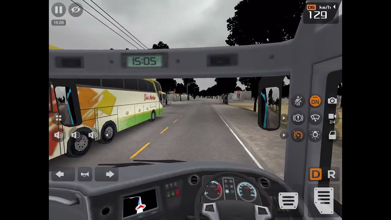 Bus simulator Indonesia game play 