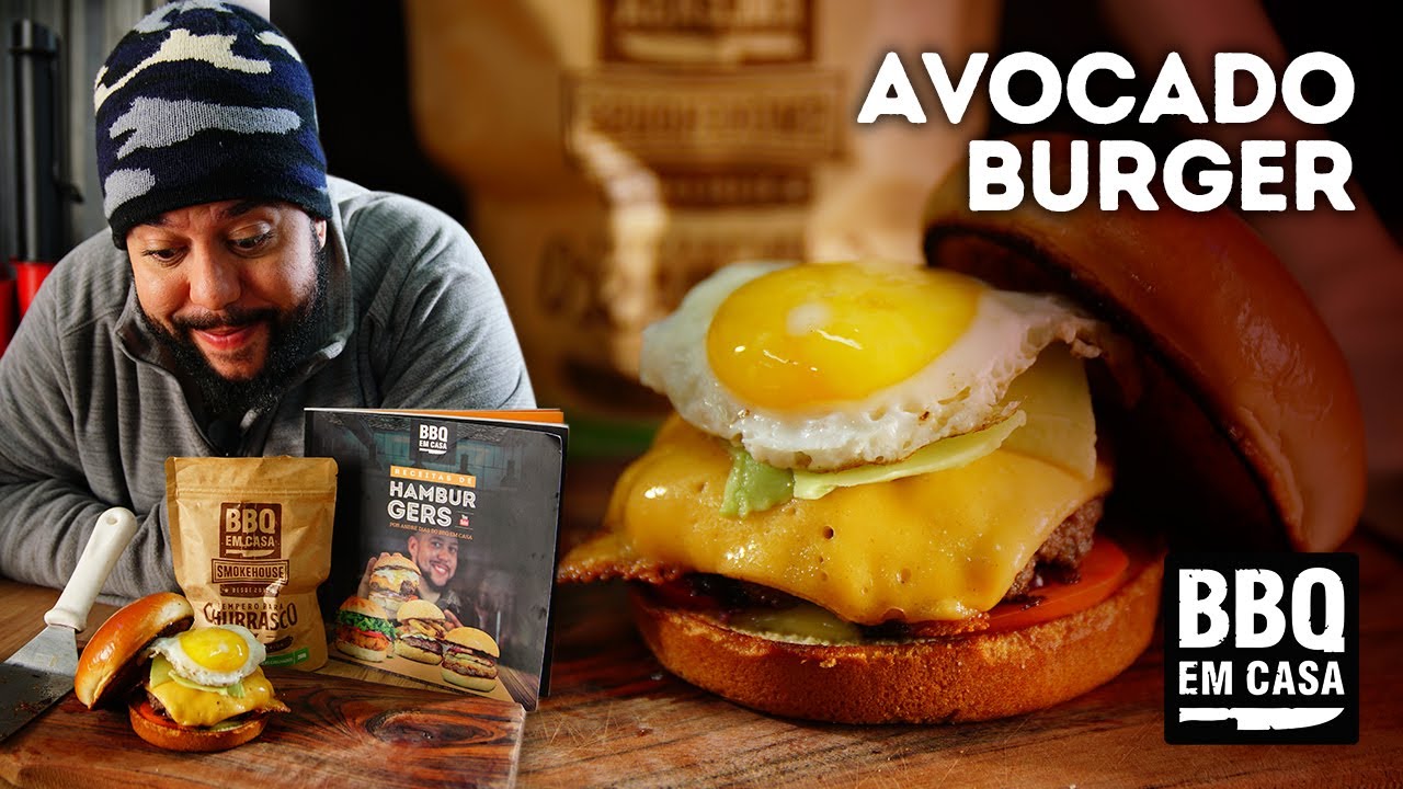 AVOCADO BURGER - M&Ecirc;S DO HAMB&Uacute;RGUER | BBQ EM CASA