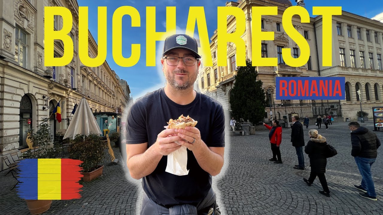 Americans try ROMANIAN Food for the First Time | Bucharest FOOD TOUR