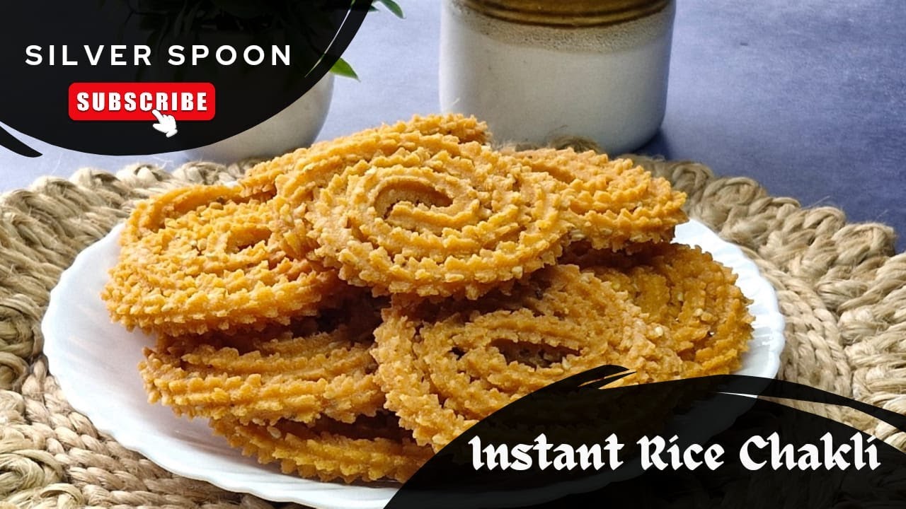 Instant Crispy Rice Chakli Recipe | घरपे चकली बनाने का आसान तरीका | Diwali Special | Silver Spoon
