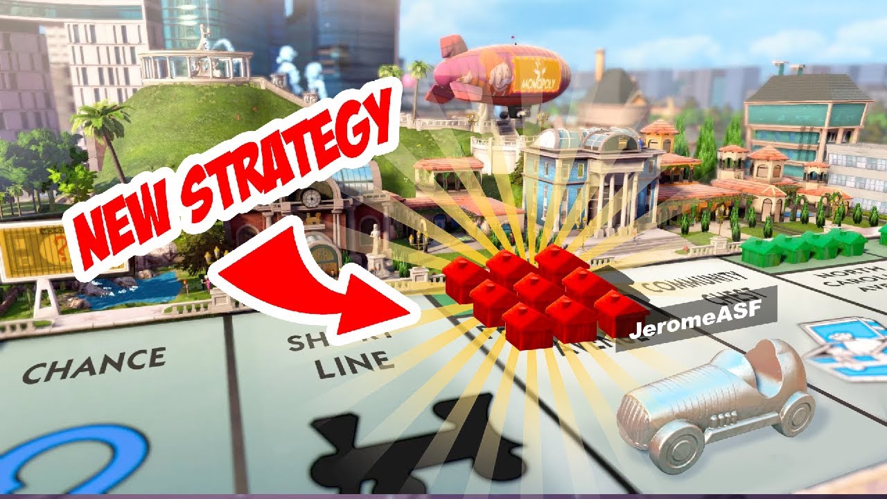 We Figured Out The BEST New Strategy In Monopoly | JeromeACE