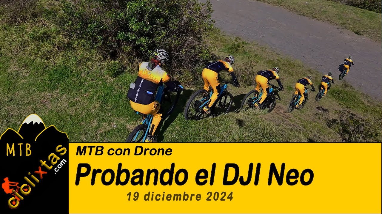 MTB con Drone - Seguimiento DJI Neo
