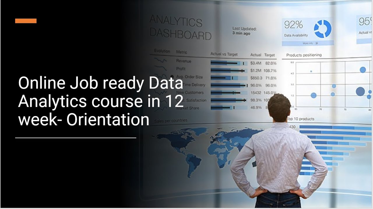 Online Job ready Data Analytics course in 12 weeks- Orientation