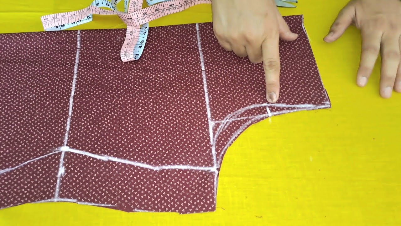 Perfect ladies suit cutting and stitching ! Fitting Size 18-15-19 ! Easy Kurti Cutting for beginners