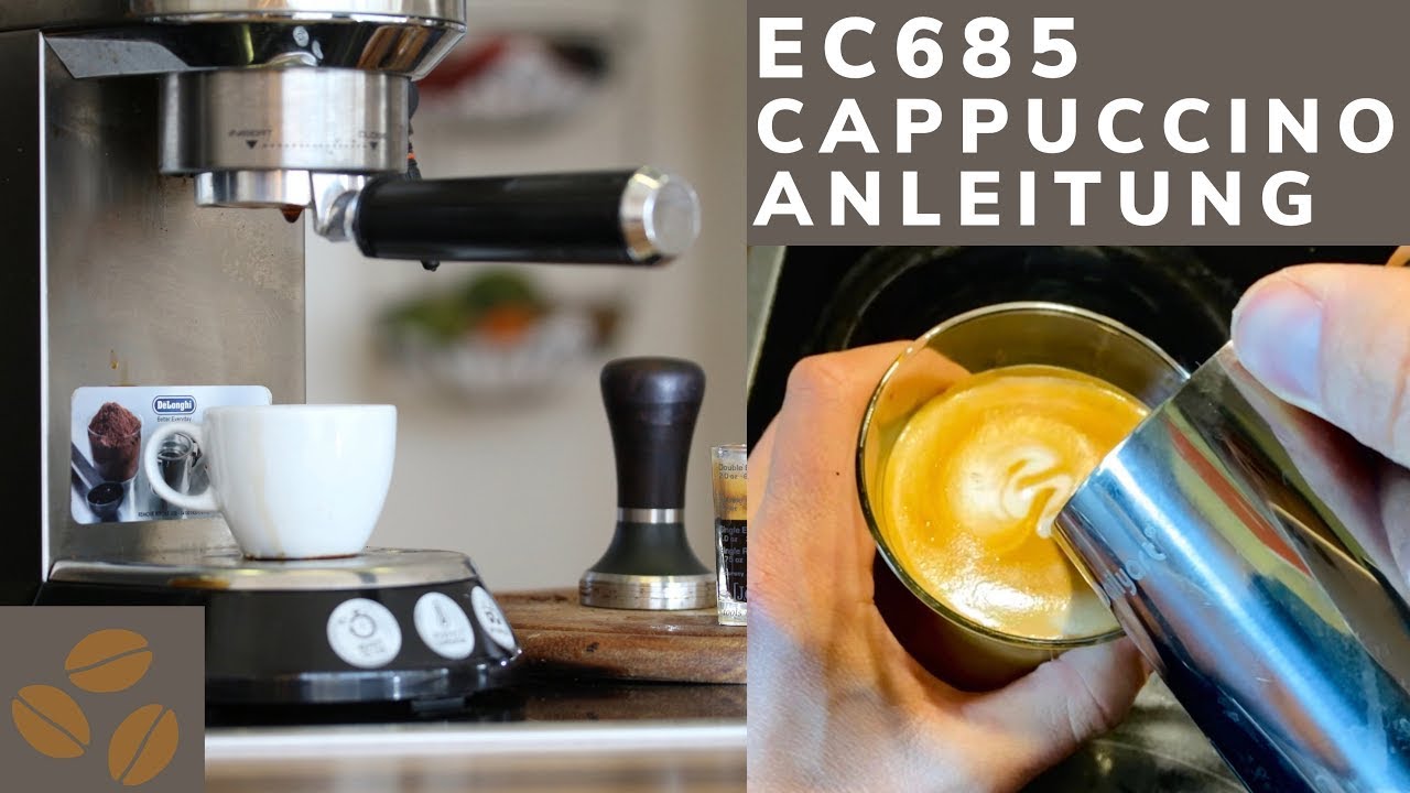 Delonghi Dedica EC685 Barista Anleitung: Cappuccino (deutsch)