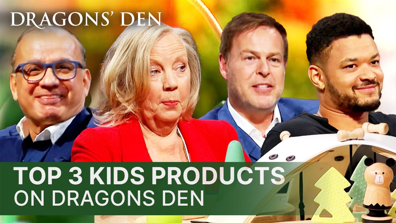 Top 3 Amazing Kids Products  | Dragons' Den