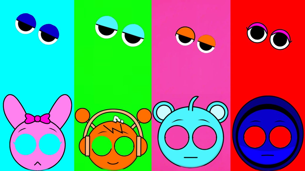 WRONG EYES ratatuy incredibox sprunki  oren patila squid game doll pink rat dance #wrongeyes sprunki