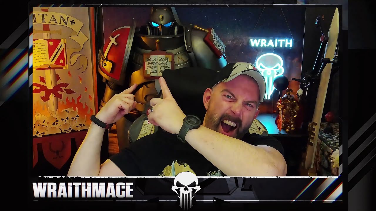 ⚫💀 New WRAITHMACE Background Reveal! Warhammer 40K Grey Knight Armor Cosplay NYCC 2025!