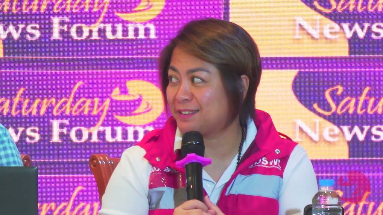 Saturday News Forum with DSWD Asec. Irene Dumlao