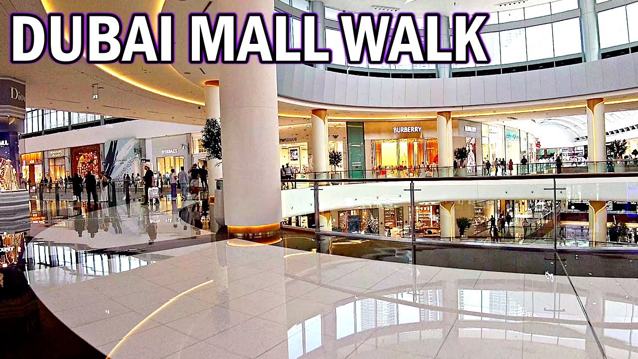 🇦🇪 Walking Inside Dubai Mall &ndash; Relaxing POV Walk 4K ASMR
