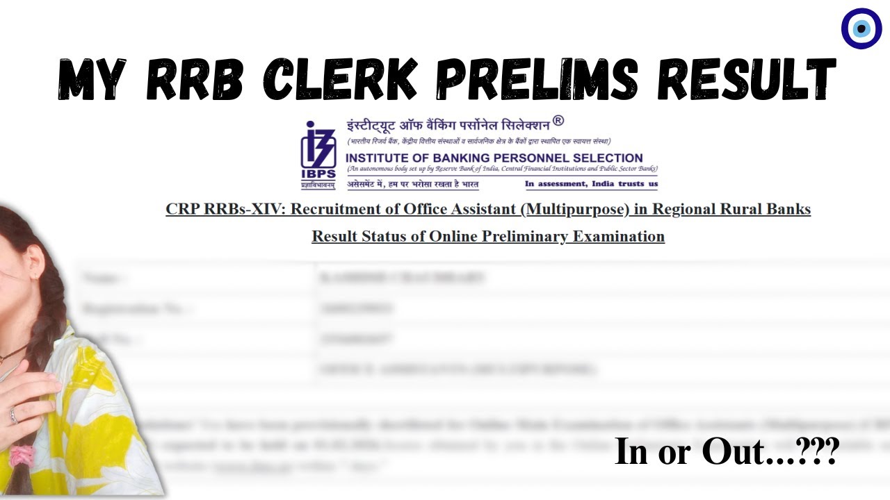 MY RRB CLERK PRELIMS RESULT 💥🧐🤷‍♀️