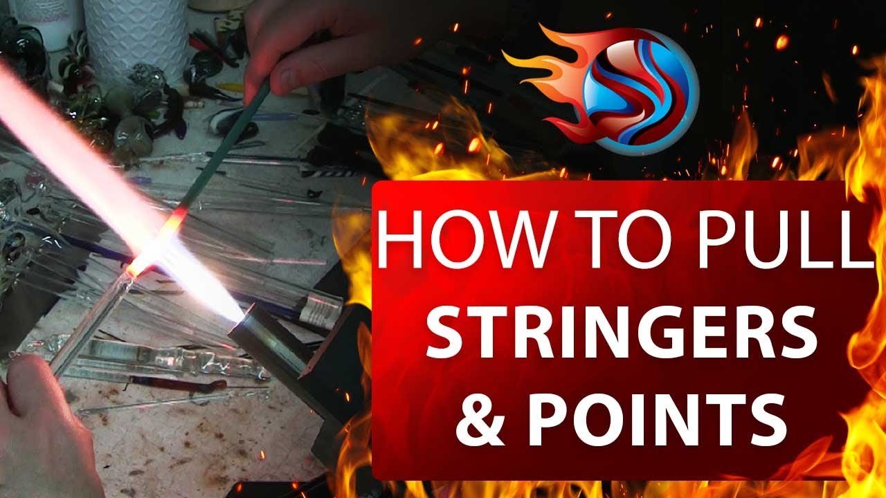 Lampworking | Glass Blowing | Pulling Stringers & Points | The Fusing Shop
