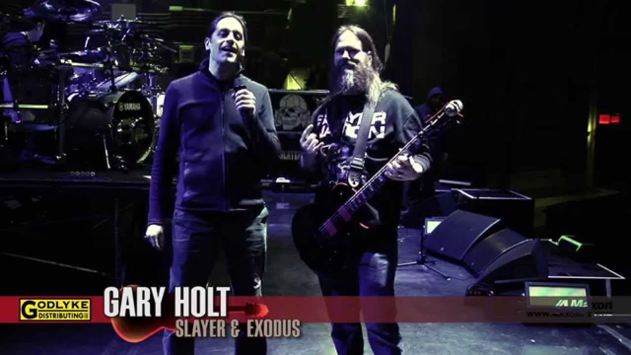 GARY HOLT OF SLAYER DEMOS MAXON OVERDRIVES