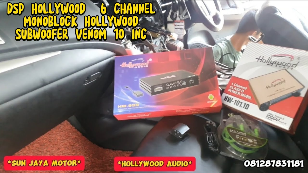 PROSESOR  HOLLYWOOD || MONOBLOCK HOLLYWOOD || PASANG DI MOBIL PAJERO DAKAR | AUDIO MOBIL TANGERANG