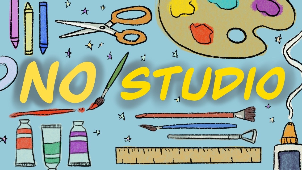Small Space Art Supply Organization | Multi-functional, but make it Aesthetic