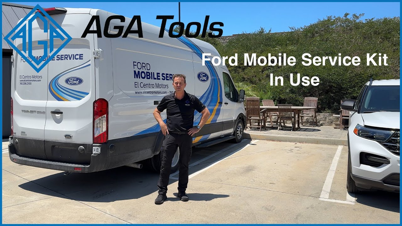 AGA Tools Ford Mobile Service Kit in use