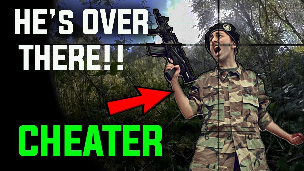 Airsoft Cheaters Caught by Invisible Ghillie Sniper