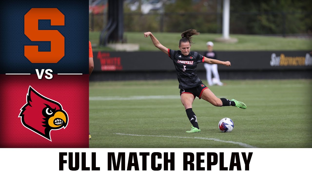 Syracuse vs. Louisville Full Match Replay | 2023 ACC Women's Soccer