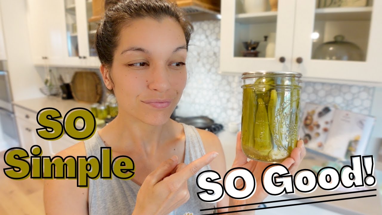 BEST Pickled Okra- from Garden to Pantry