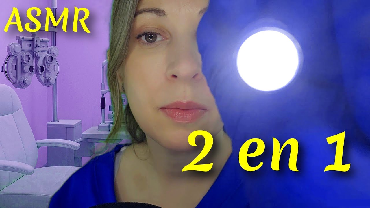 Clínica ASMR |  Limpieza de Oído y Ocular Relajante | Roleplay médico realista