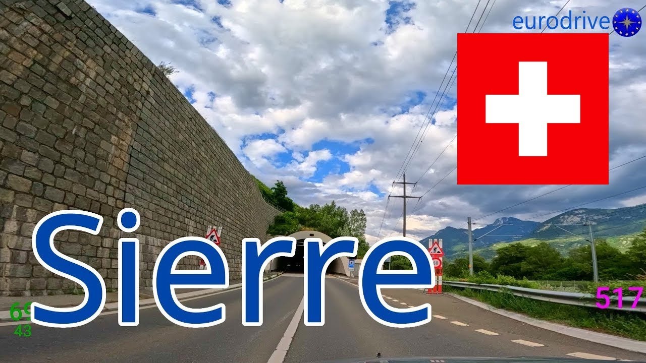 Szwajcaria 🇨🇭 jazda 🚘 z Sion do Sierre