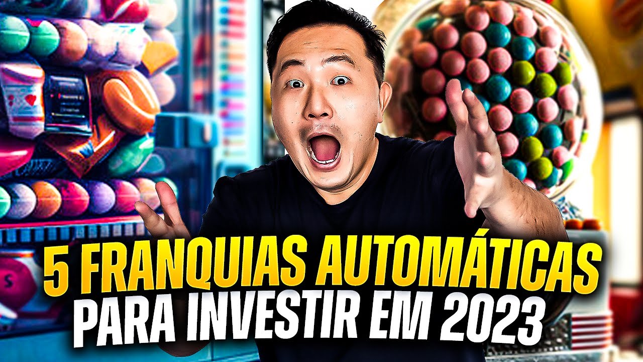 5 FRANQUIAS AUTOMÁTICAS para INVESTIR em 2023 😍💰 MELHORES MÁQUINAS para GANHAR MUITO DINHEIRO