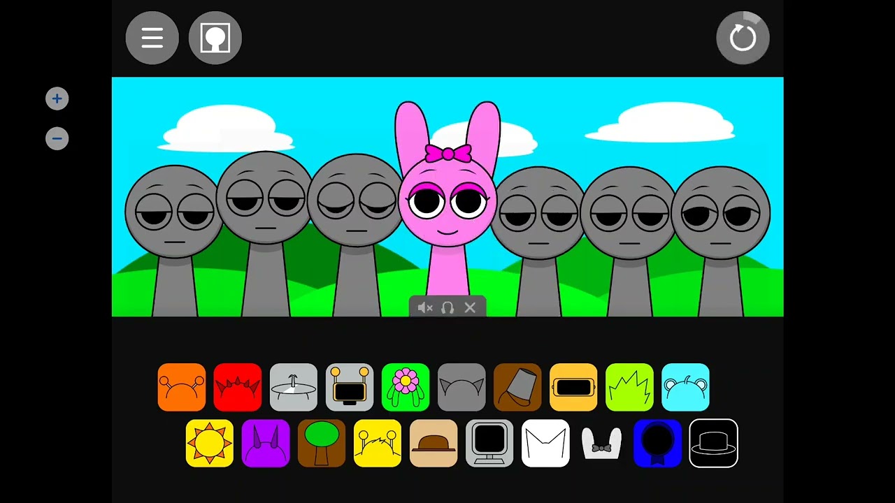 todos los personajes de sprunki y sus sonidos