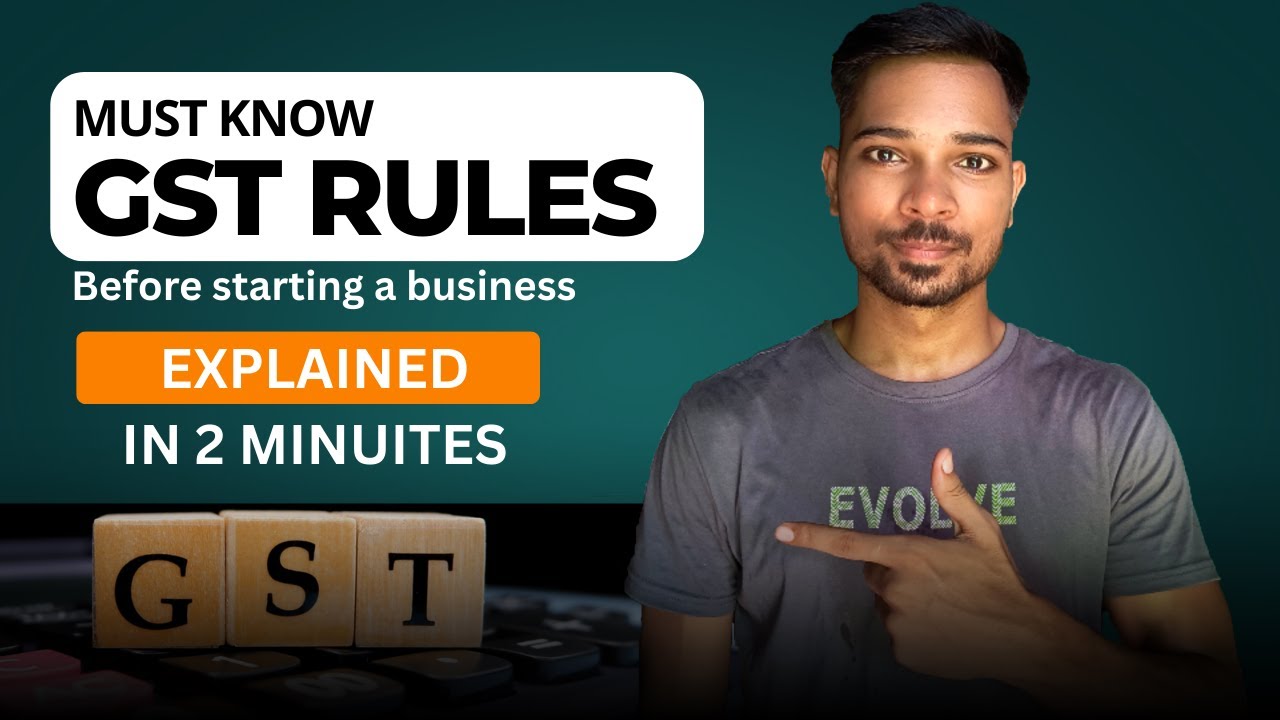 GST Registration Rules 2026 | Beginner&rsquo;s Guide in 2 Minutes #gst