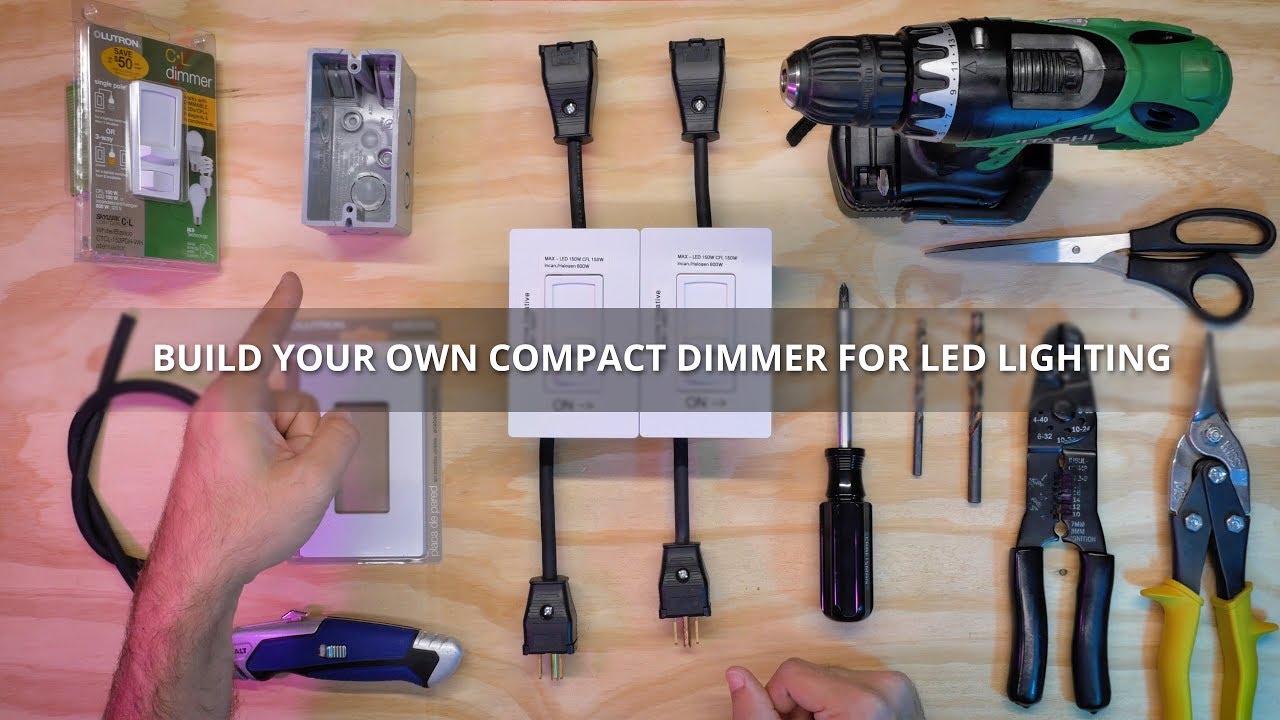 Build your own compact dimmer for LED lighting